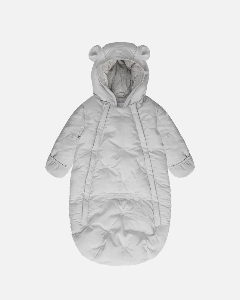 7AM Enfant Airy Bunting Bebe, Pearl |Mockingbird Baby & Kids