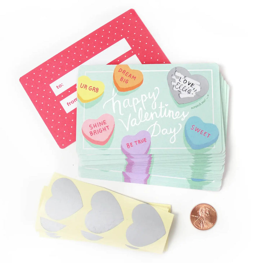 Inklings Scratch Off Valentine Sweetheart Cards |Mockingbird Baby & Kids