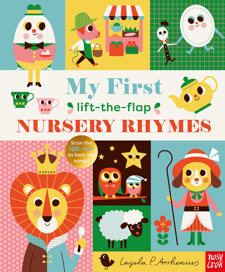 Workman My First Lift-The-Flap Nursery Rhymes Board Book |Mockingbird Baby & Kids