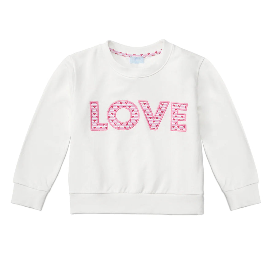 Joy Street Kids LOVE Sailor Hearts Crewneck Sweatshirt |Mockingbird Baby & Kids