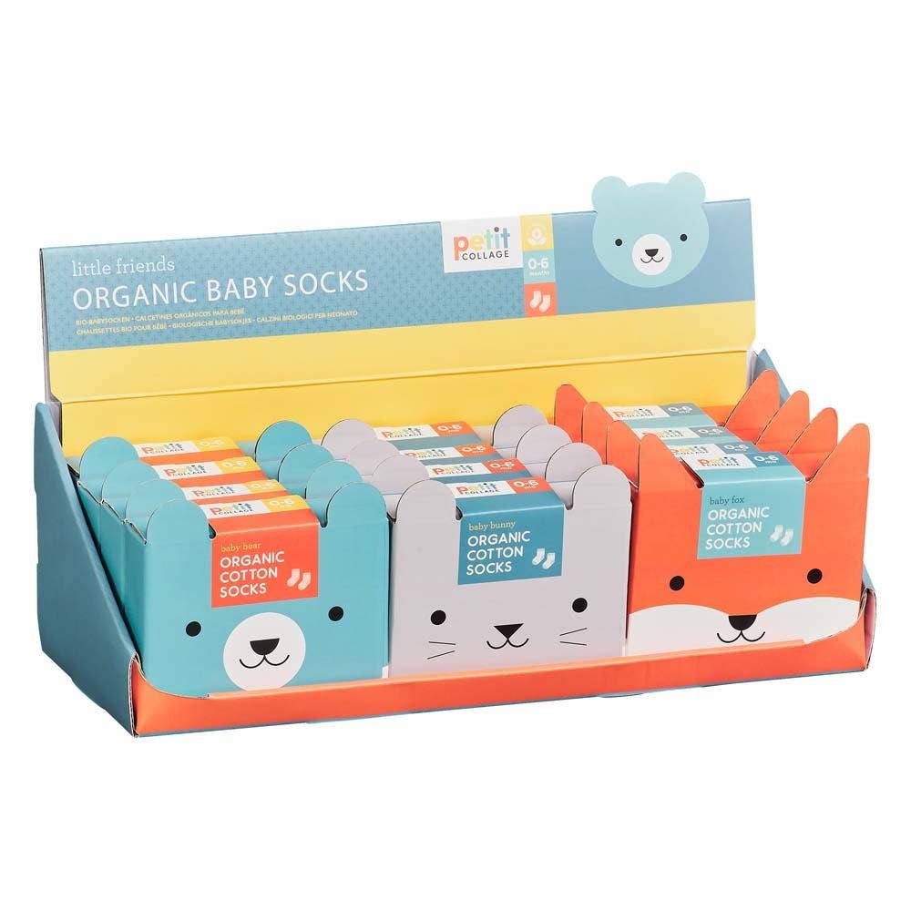 Little Friends Organic Baby Socks: Sold Individually