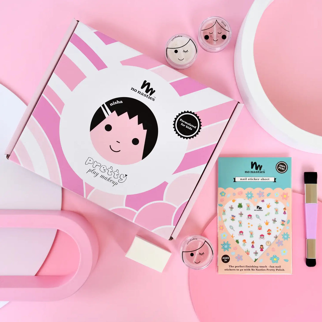 No Nasties No Nasties Nisha Makeup Goody Pack, Pretty Pink |Mockingbird Baby & Kids
