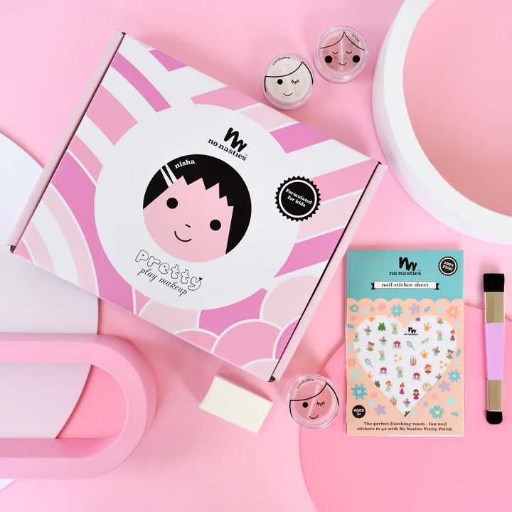 No Nasties No Nasties Nisha Makeup Goody Pack, Pretty Pink |Mockingbird Baby & Kids