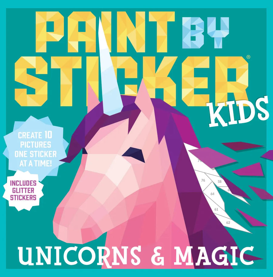 Workman Paint by Sticker Kids: Unicorns & Magic |Mockingbird Baby & Kids