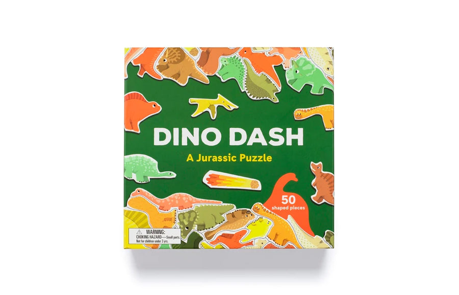 Laurence King Dino Dash - A Jurassic Puzzle |Mockingbird Baby & Kids