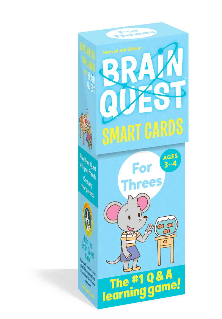 Workman Brain Quest For Threes Smart Cards Revised 5th Edition |Mockingbird Baby & Kids