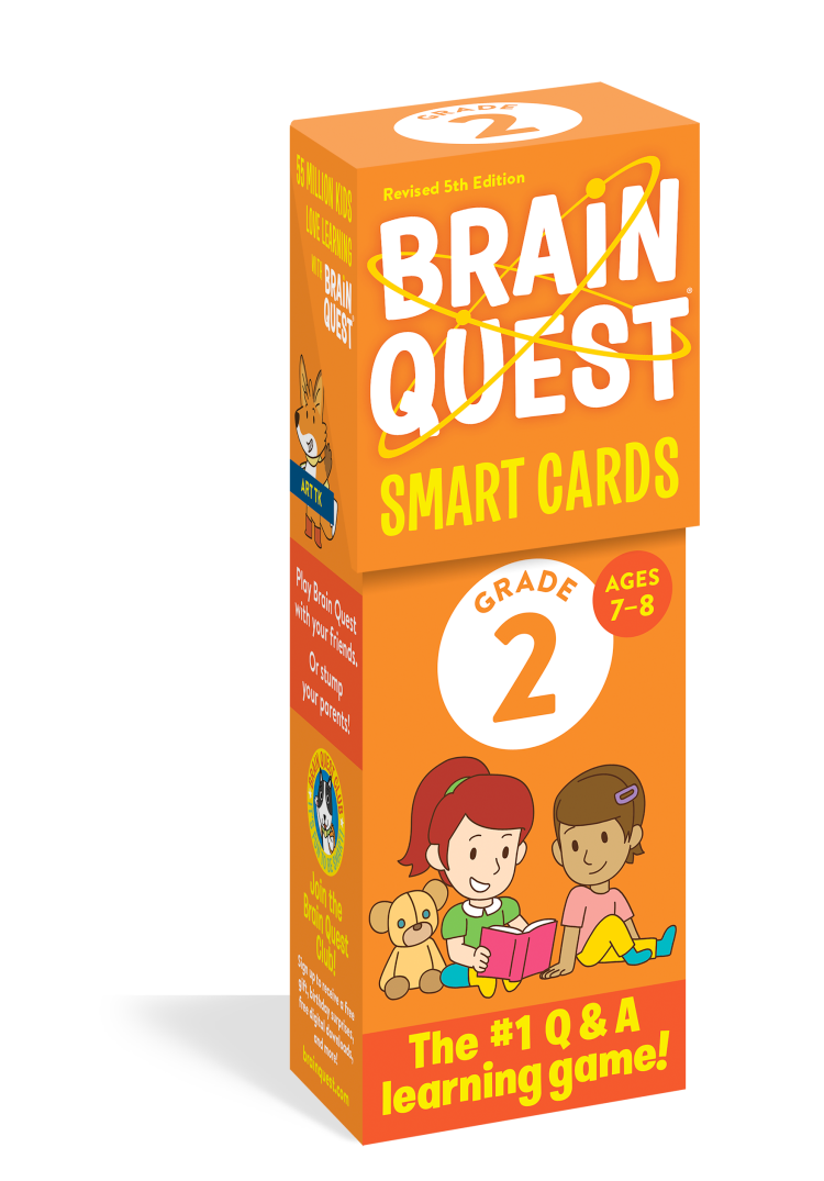 Workman Brain Quest 2nd Grade Smart Cards Revised 5th Edition |Mockingbird Baby & Kids