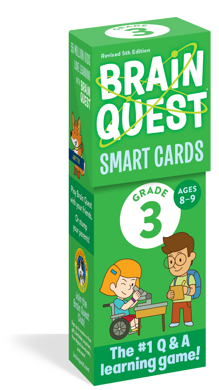 Workman Brain Quest 3rd Grade Smart Cards Revised 5th Edition |Mockingbird Baby & Kids