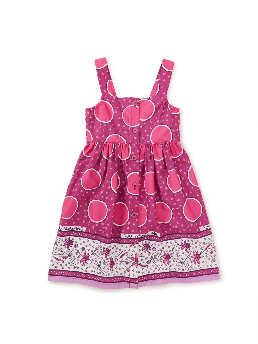 Tea Collection Sleeveless Button Front Dress, Elimu Leso |Mockingbird Baby & Kids
