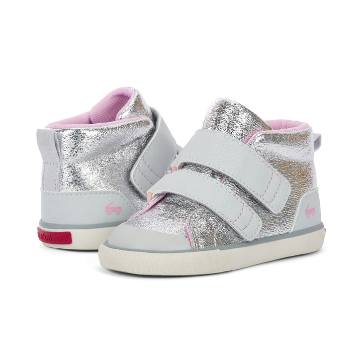 See Kai Run Dean II Adapt Sneaker, Silver |Mockingbird baby & Kids