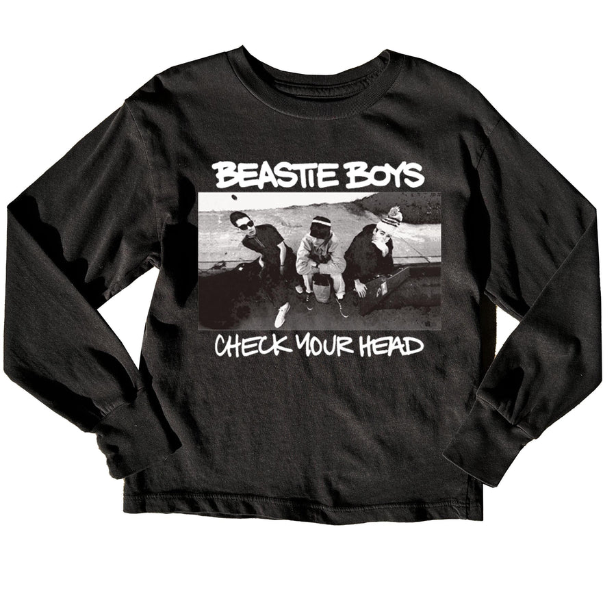Rowdy Sprout Beastie Boys Long Sleeve Tee, Black |Mockingbird Baby & Kids