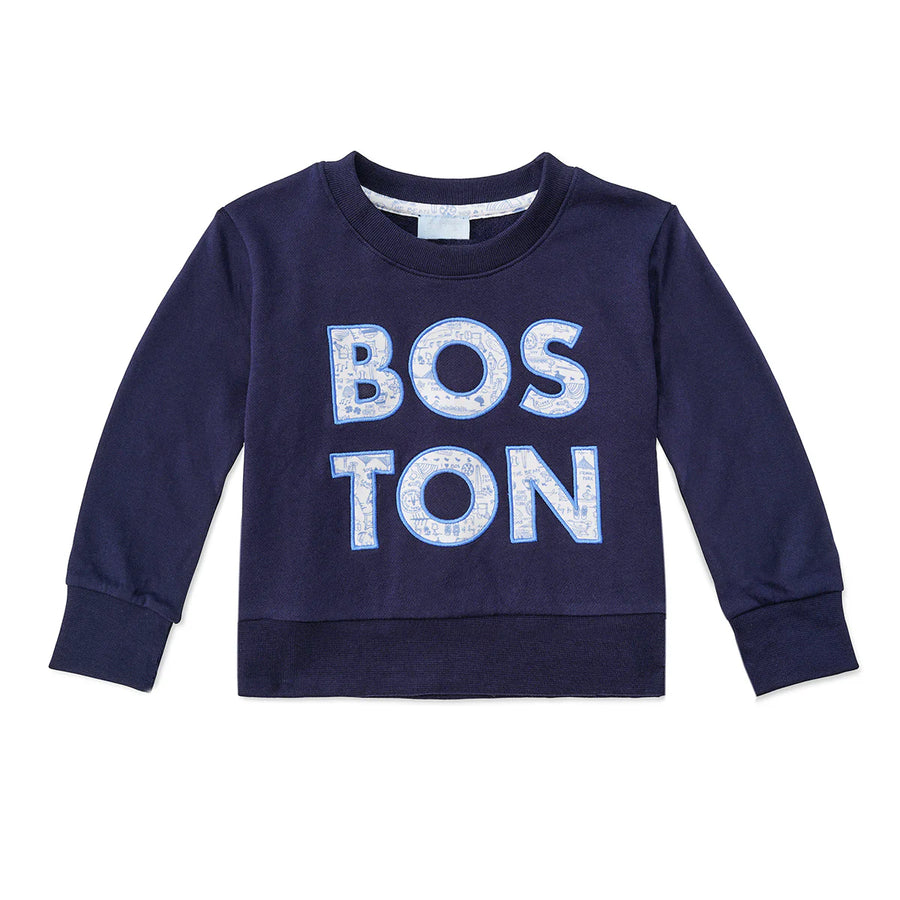 Joy Street Kids Boston Kids Crewneck Sweatshirt |Mockingbird Baby & Kids