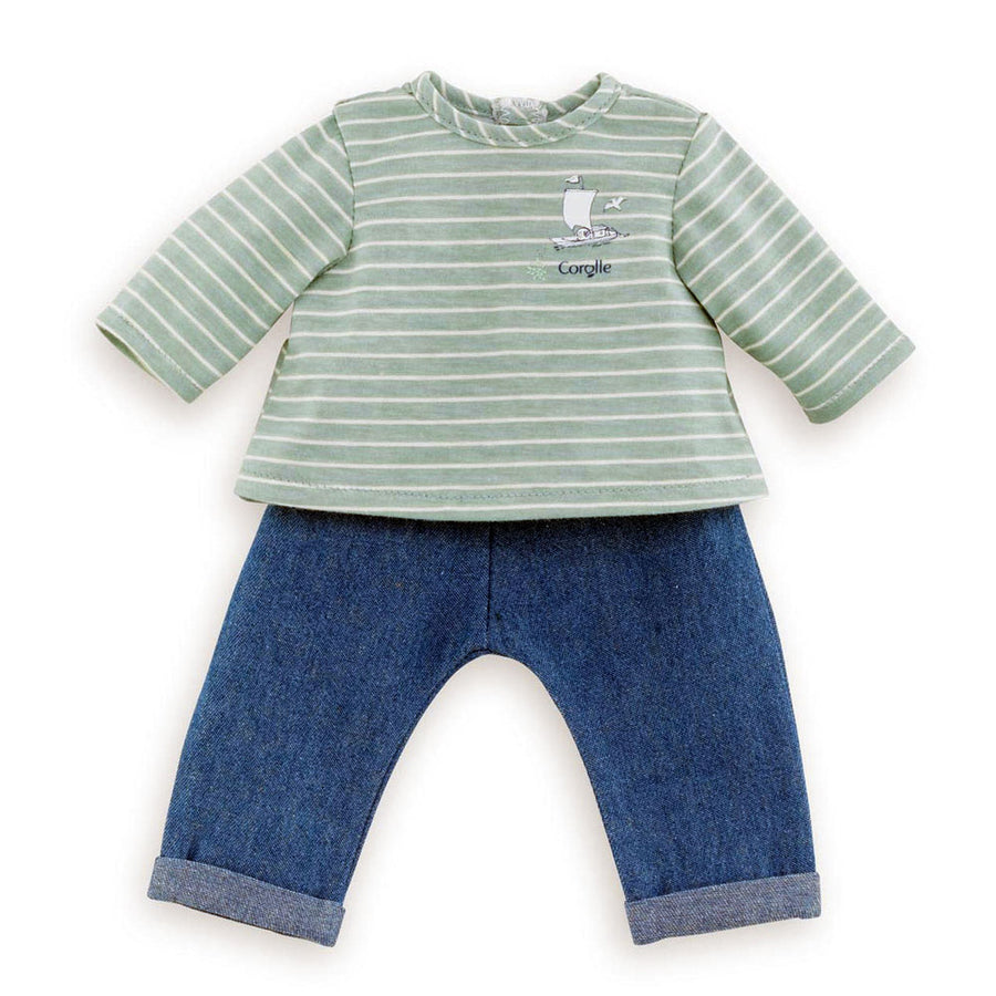 Corolle Striped T-Shirt and Pants for Corolle Dolls |Mockingbird Baby & Kids