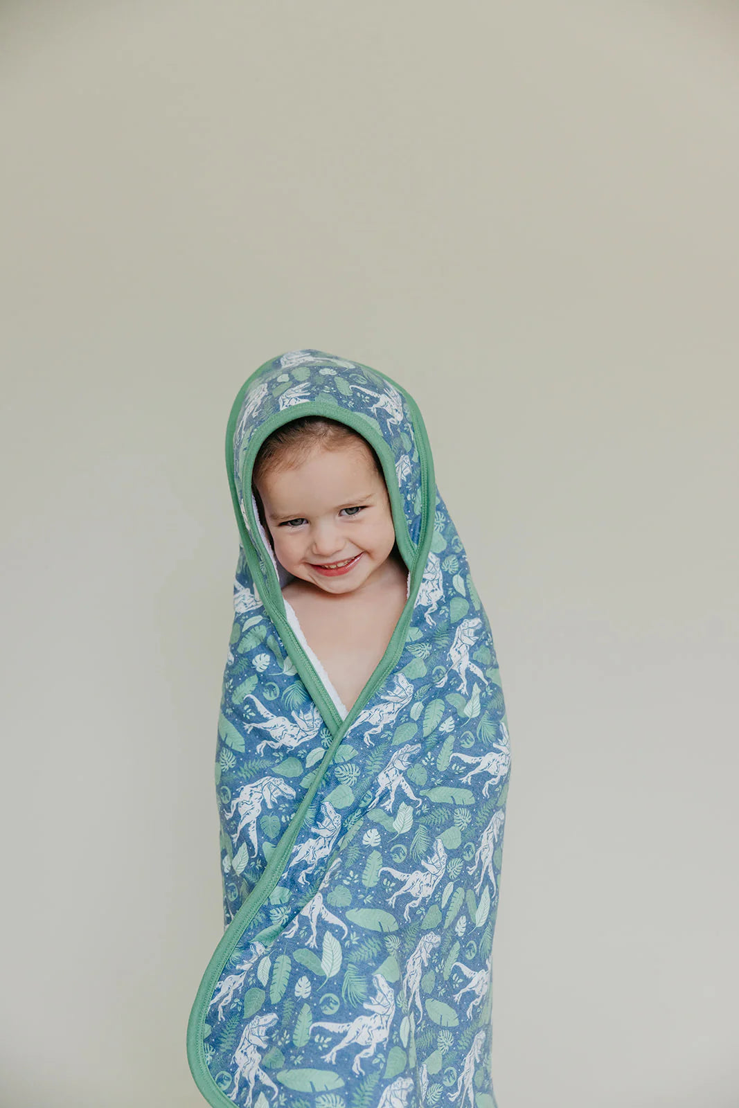 Dinosaurs of Jurassic Park Knit Hooded Towel