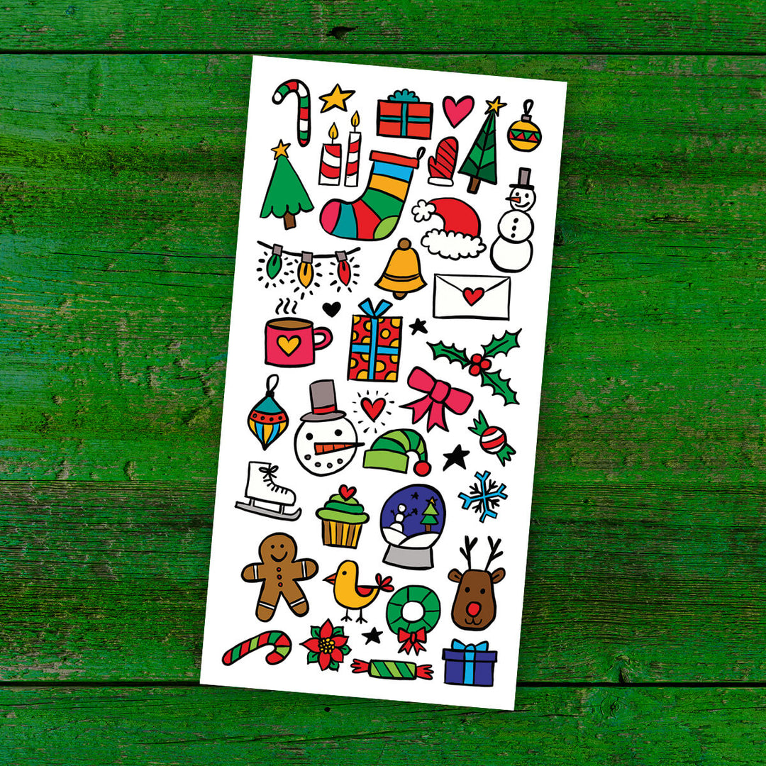 Pico The Christmas Doodles Tattoos |Mockingbird Baby & Kids