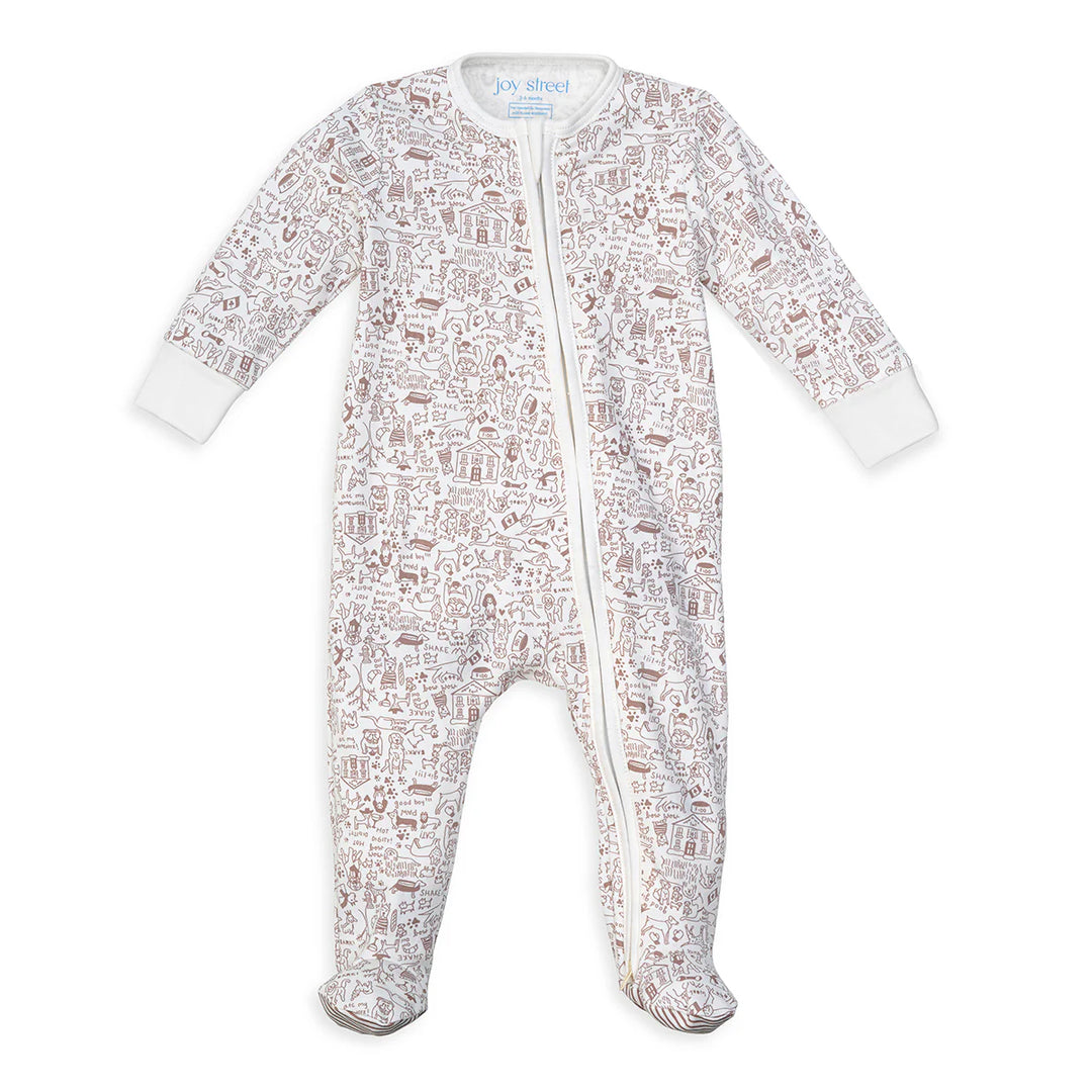 Joy Street Kids Good Dog Zip Baby Onesie |Mockingbird Baby & Kids