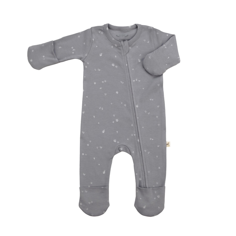 Red Caribou Mushrooms Zipped Jumpsuit, Tradewinds |Mockingbird Baby & Kids