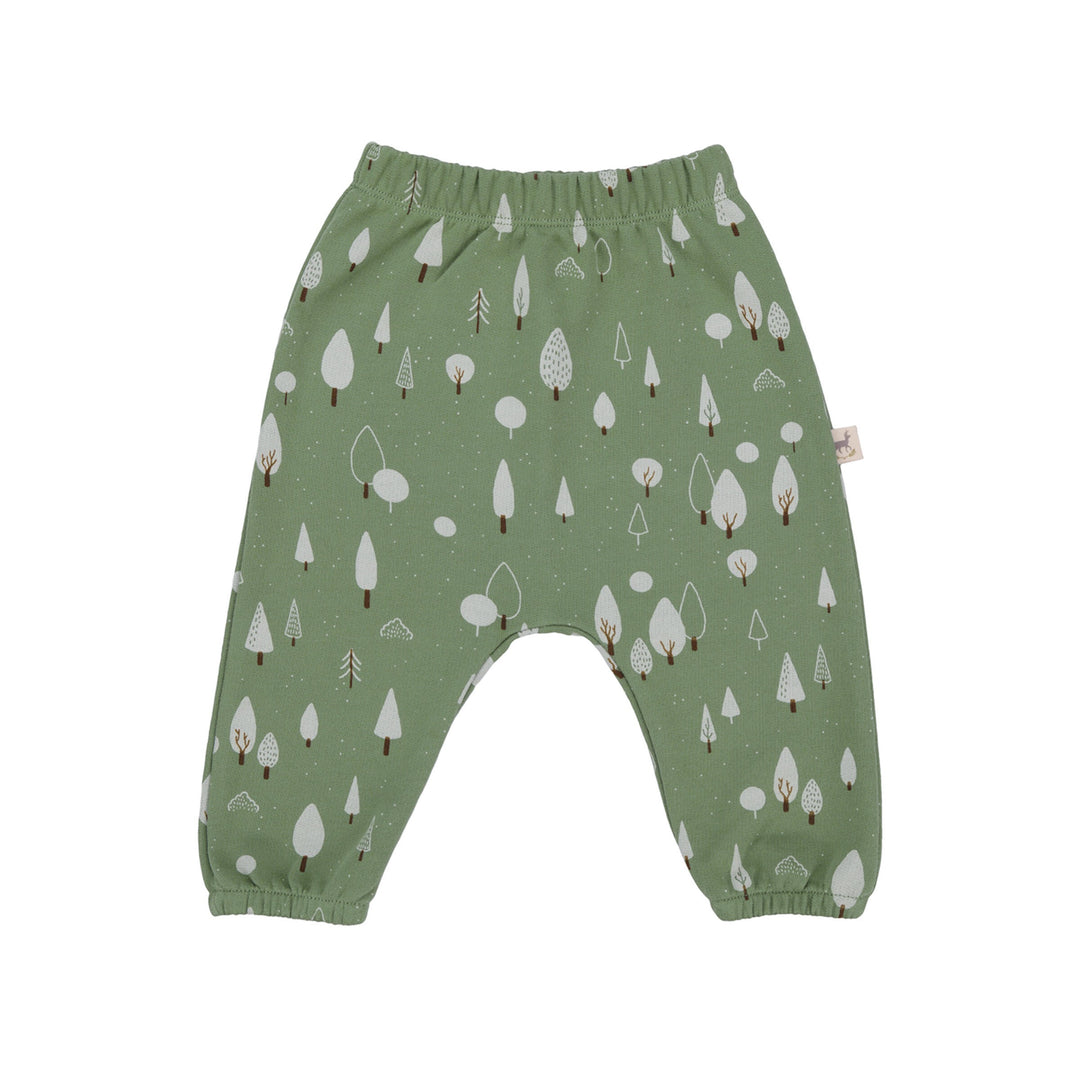 Red Caribou Wintergreen Terry Joggers |Mockingbird Baby & Kids