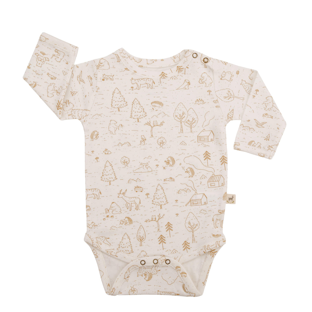 Red Caribou The Story Pima Cotton Onesie |Mockingbird Baby & Kids