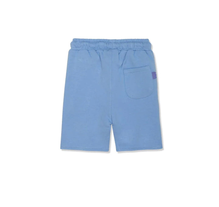 Recycled Cotton Shorts, Della Blue