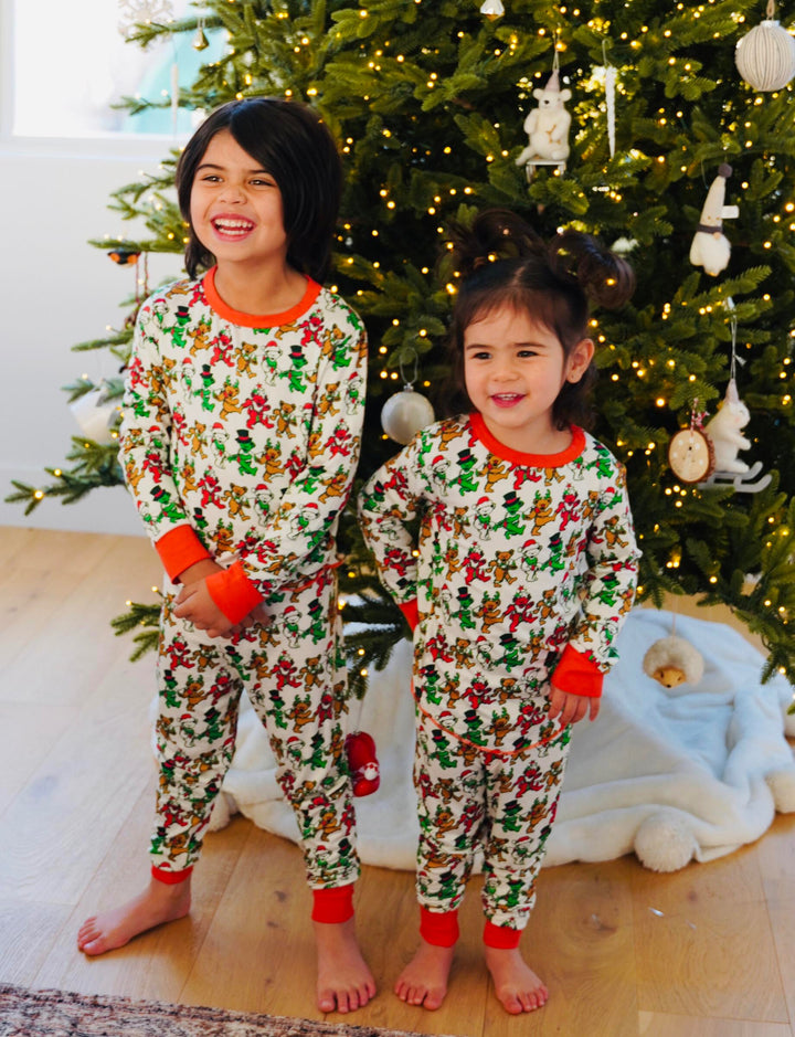 Grateful Dead Holiday Bears Bamboo Pajama Set