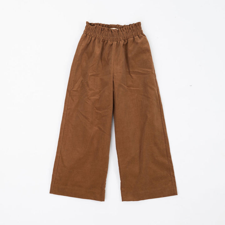 Thimble Collection Corduroy Gaucho Pant in Chestnut |Mockingbird Baby & Kids