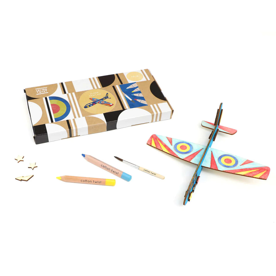 Cotton Twist Plane Craft Kit Activity Box | Mockingbird Baby & Kids Boutique