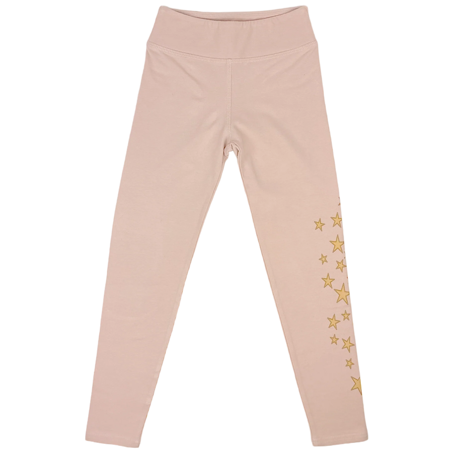 Tiny Whales Golden Era Legging, Faded Pink |Mockingbird Baby & Kids