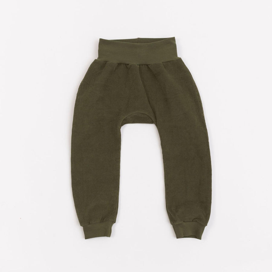 Thimble Collection Corduroy Jogger Pant in Olive |Mockingbird Baby & Kids