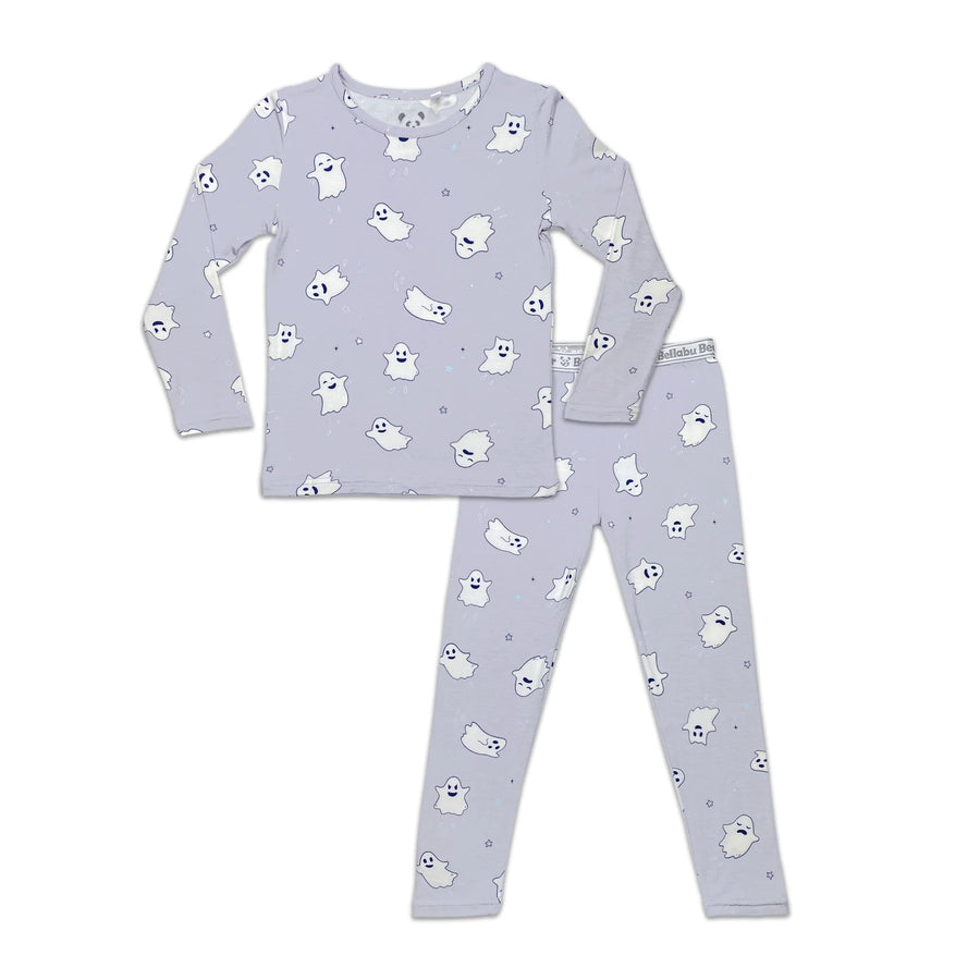 Bellabu Bear Ghastly Ghost Bamboo Kids Pajamas |Mockingbird Baby & Kids