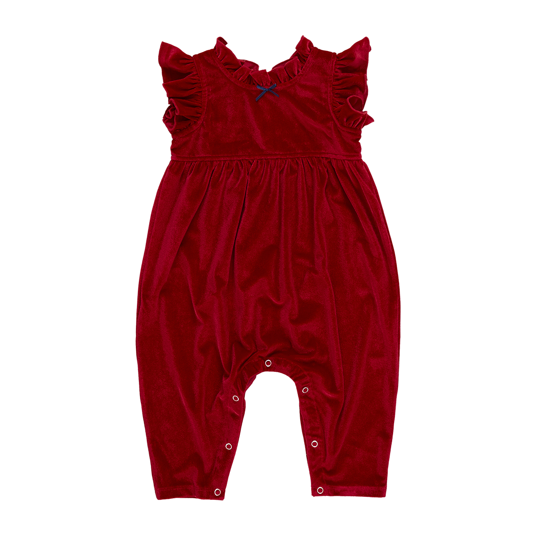 Baby Girls Velour Jennifer Jumper, Red