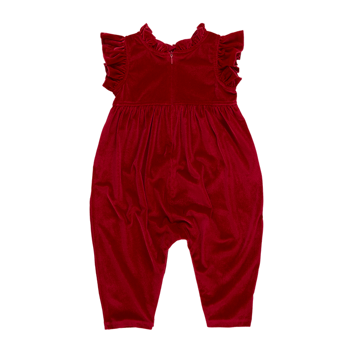 Baby Girls Velour Jennifer Jumper, Red