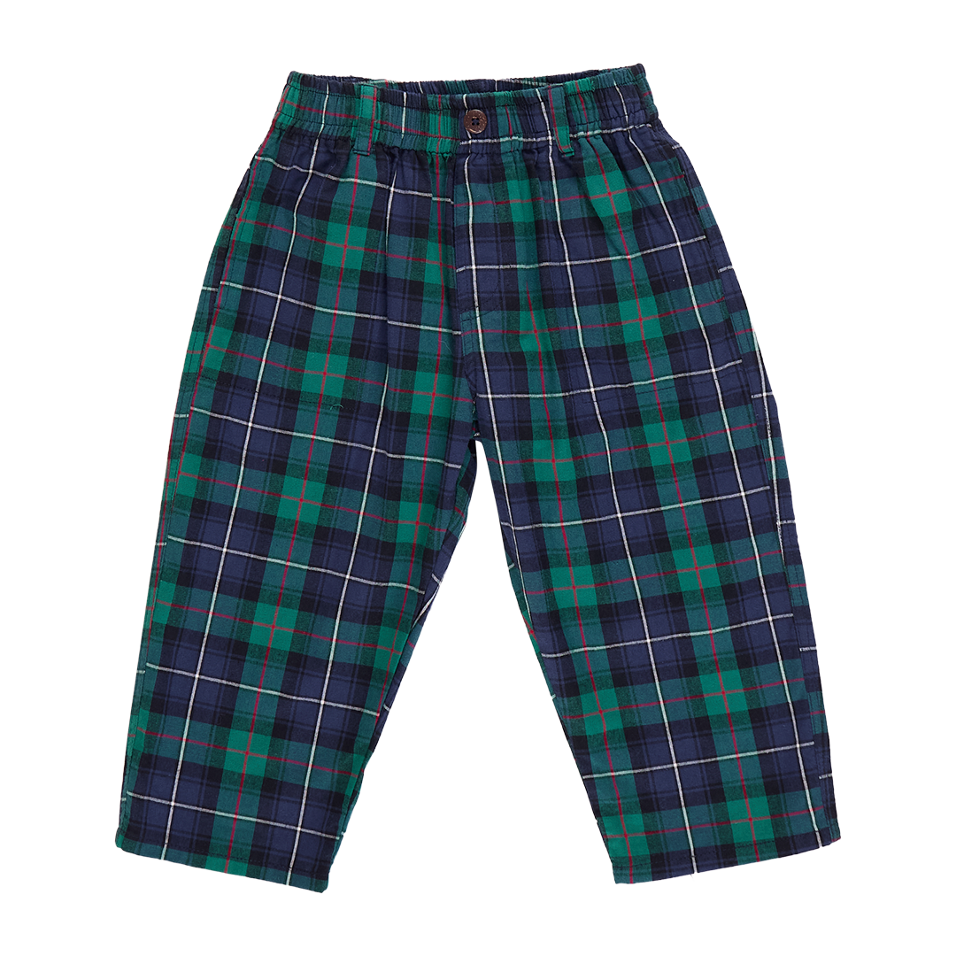 Jackson Pant, Green Tartan