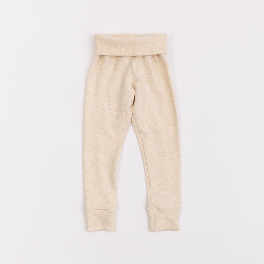 Thimble Collection Bamboo Legging in Flax French Terry |Mockingbird Baby & Kids