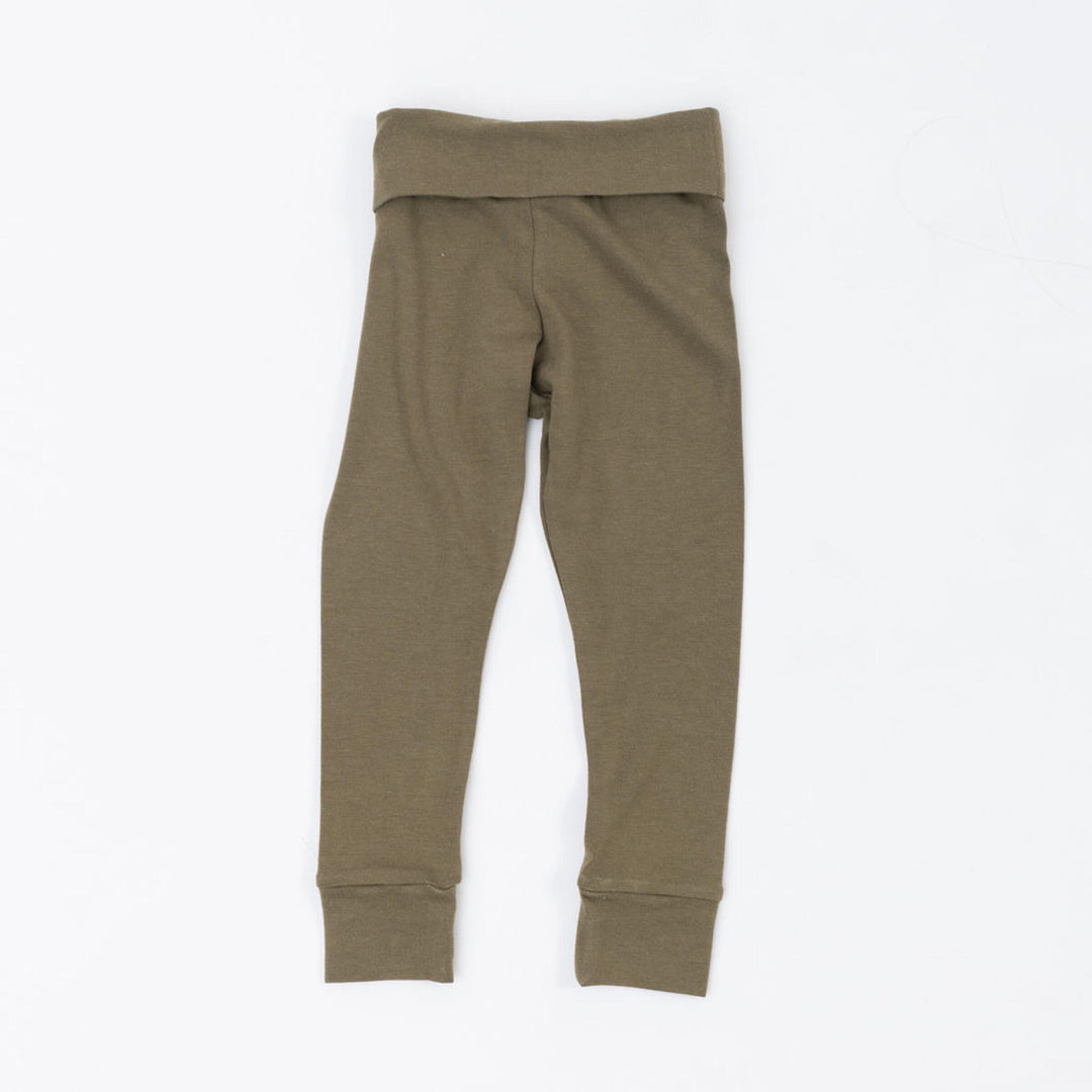 Thimble Collection Bamboo Legging in Olive |Mockingbird Baby & Kids