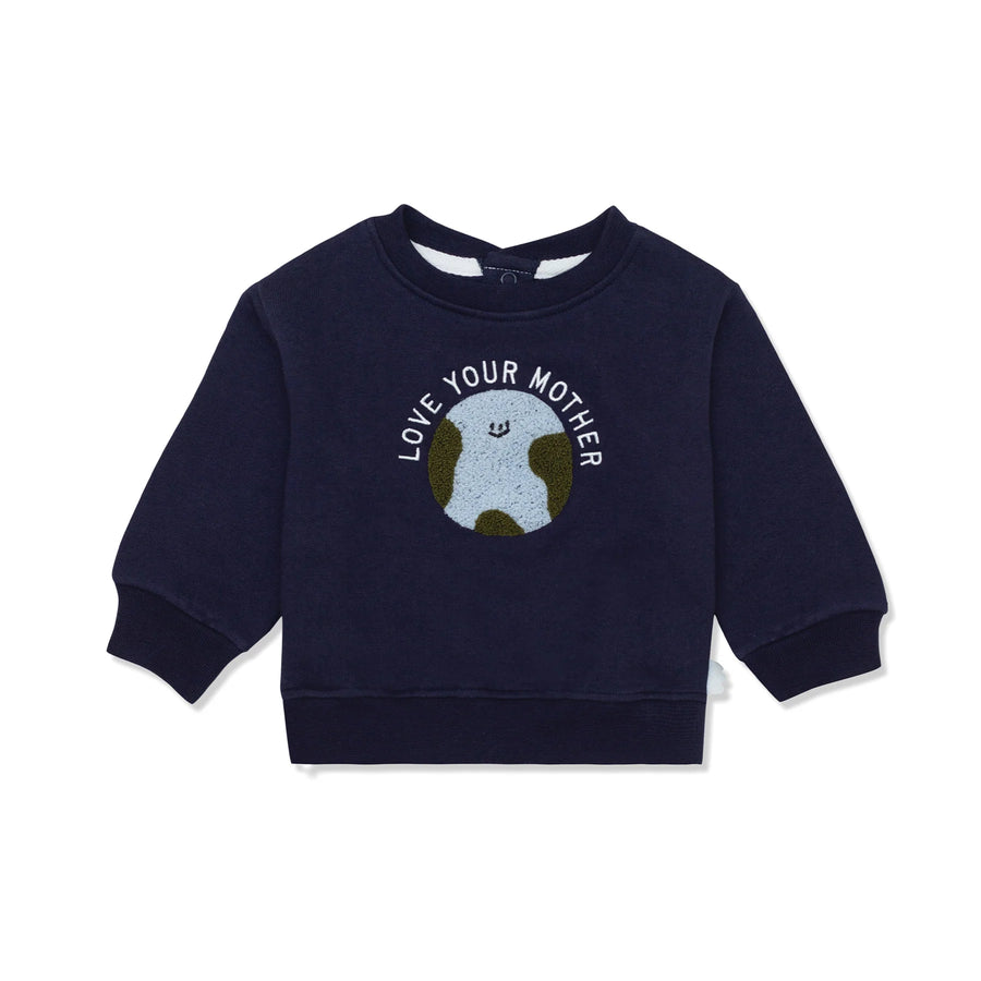 Mon Coeur Love Your Mother Baby Sweatshirt |Mockingbird Baby & Kids