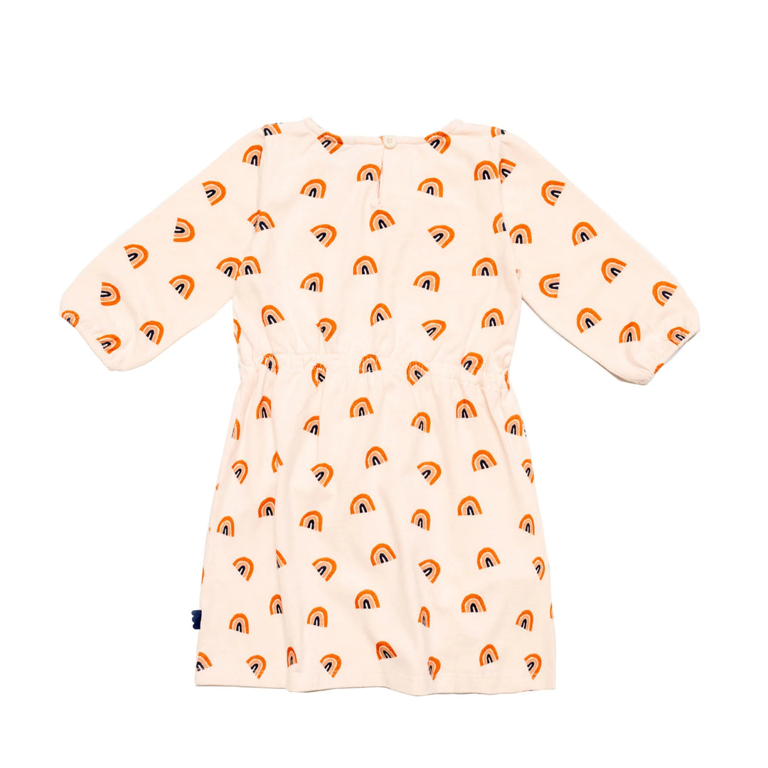 Rainbow top jersey dress