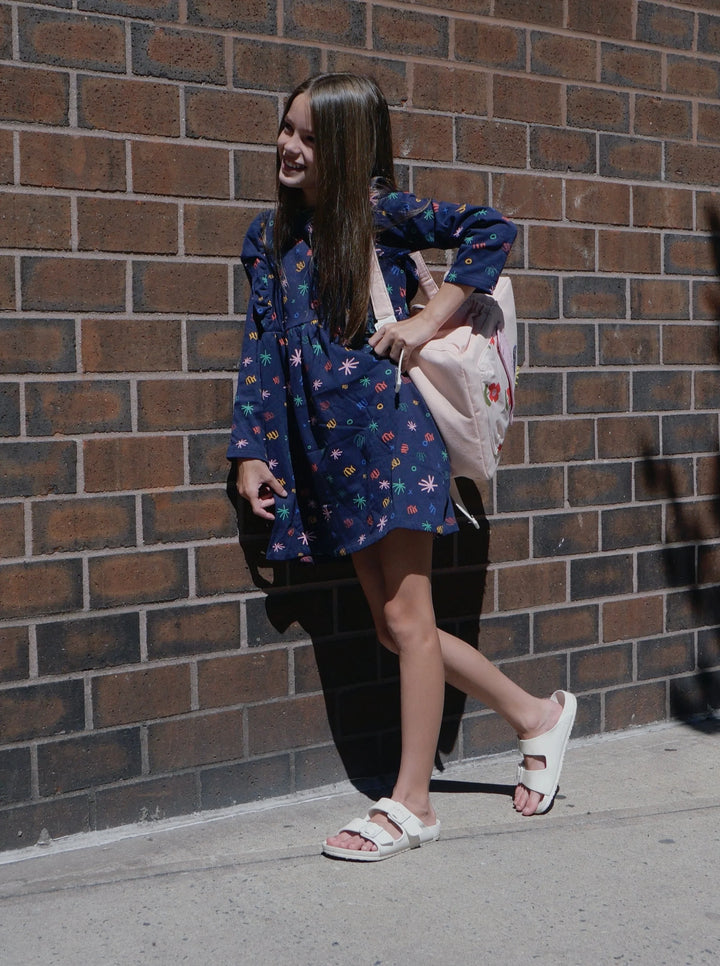 Flower Backpack, Petal Pink