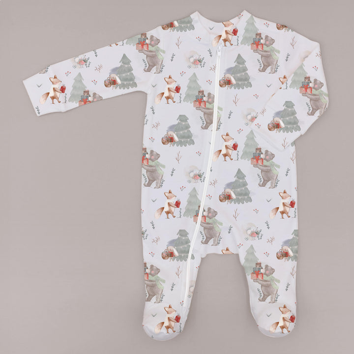 Milktology From Me to You Zipper Footie |Mockingbird Baby & Kids