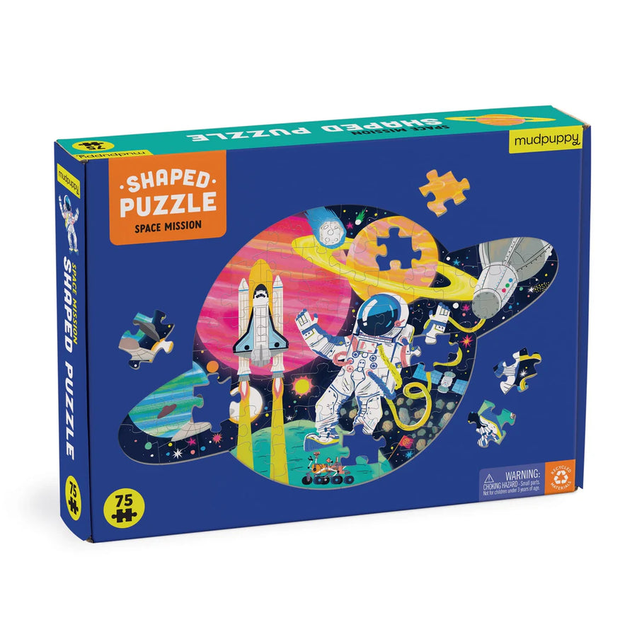 Mudpuppy Space Mission Puzzle, 75 Pieces |Mockingbird Baby & Kids