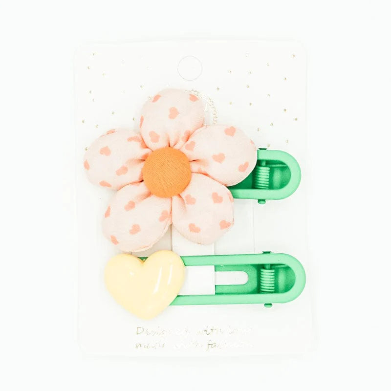 Miki Miette Fabric Flower Hair Clip Set |Mockingbird Baby & Kids
