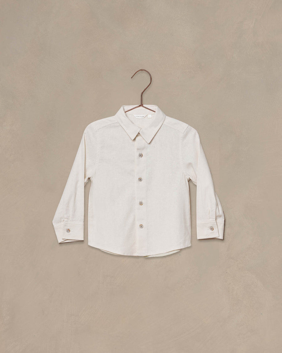 NoraLee Harrison Button Down, White |Mockingbird Baby & Kids