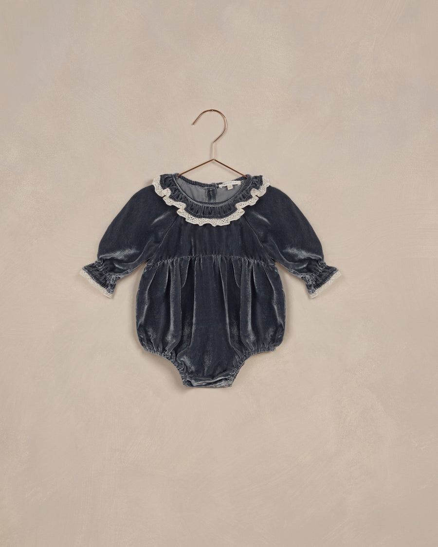 NoraLee Adeline Romper, Midnight |Mockingbird Baby & Kids