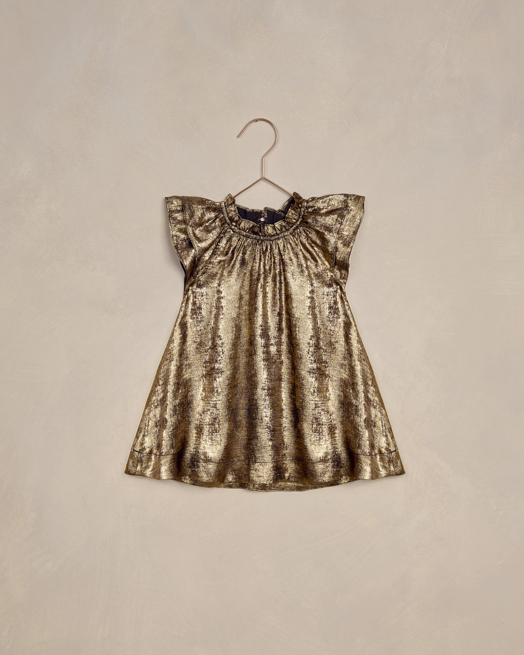 NoraLee Isabella Dress, Gold |Mockingbird Baby & Kids