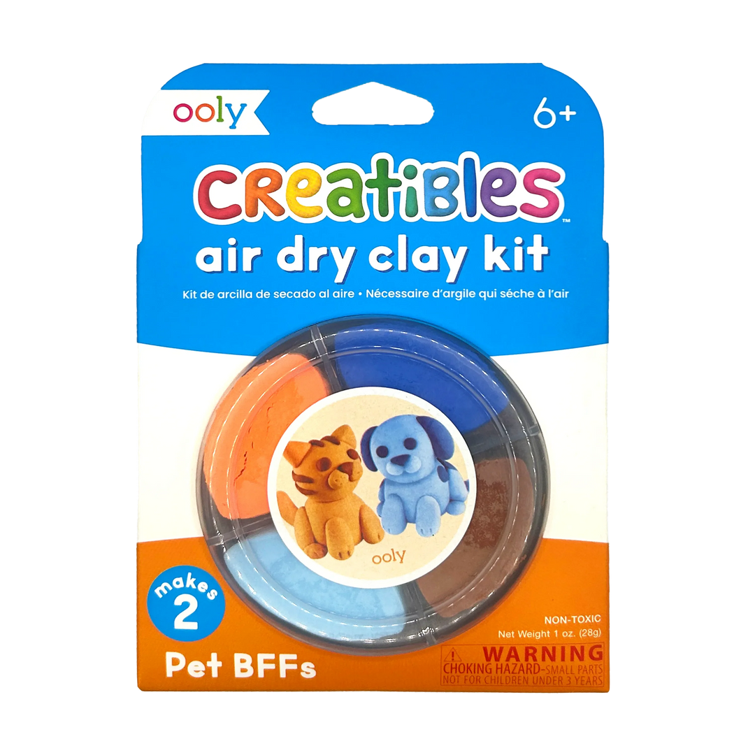 Ooly Creatibles Mini Air Dry Clay Kit - Pet BFFs |Mockingbird Baby & Kids