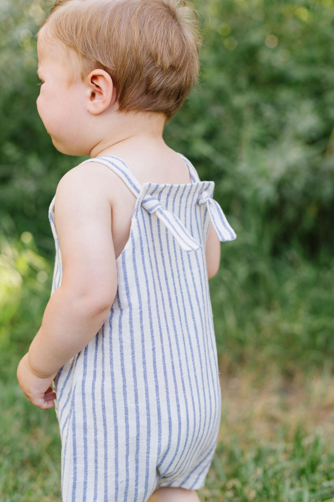 Knotted Shortall in Lake Stripe