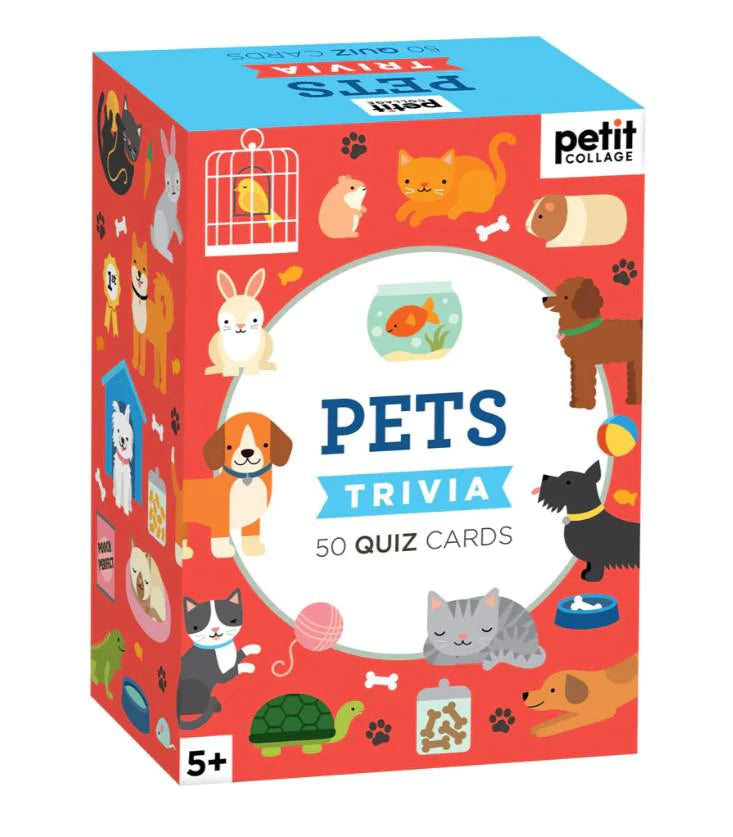 Petit Collage Pets Trivia Game |Mockingbird Baby & Kids