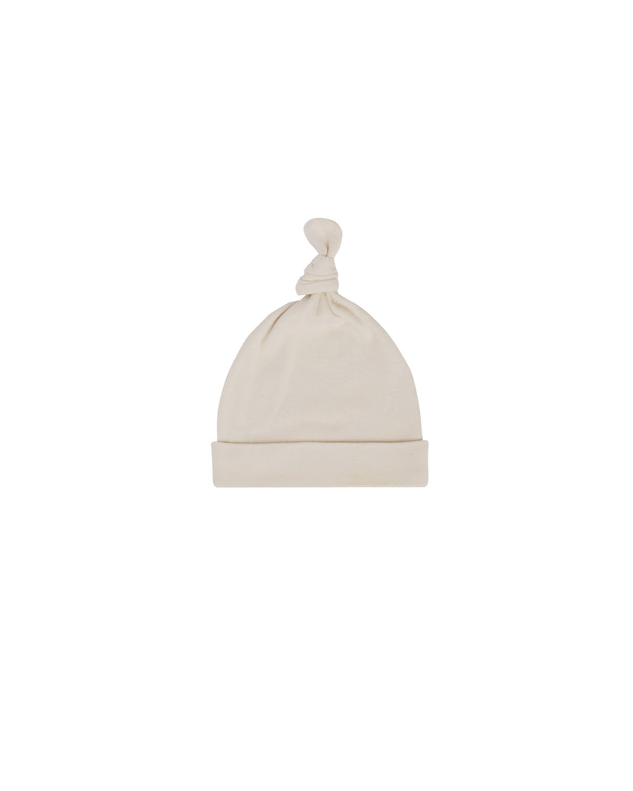 Quincy Mae Knotted Baby Hat, Natural |Mockingbird Baby & Kids