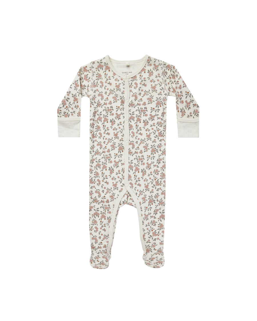 Quincy Mae Meadow Full Snap Footie |Mockingbird Baby & Kids
