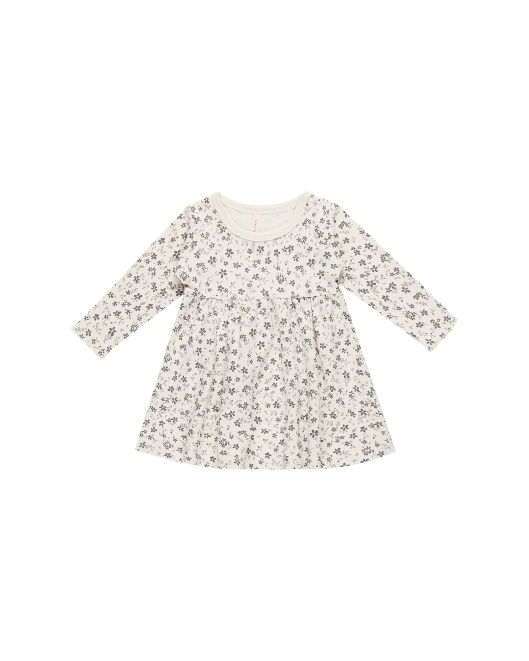 Quincy Mae Blue Floral Long Sleeve Dress |Mockingbird Baby & Kids